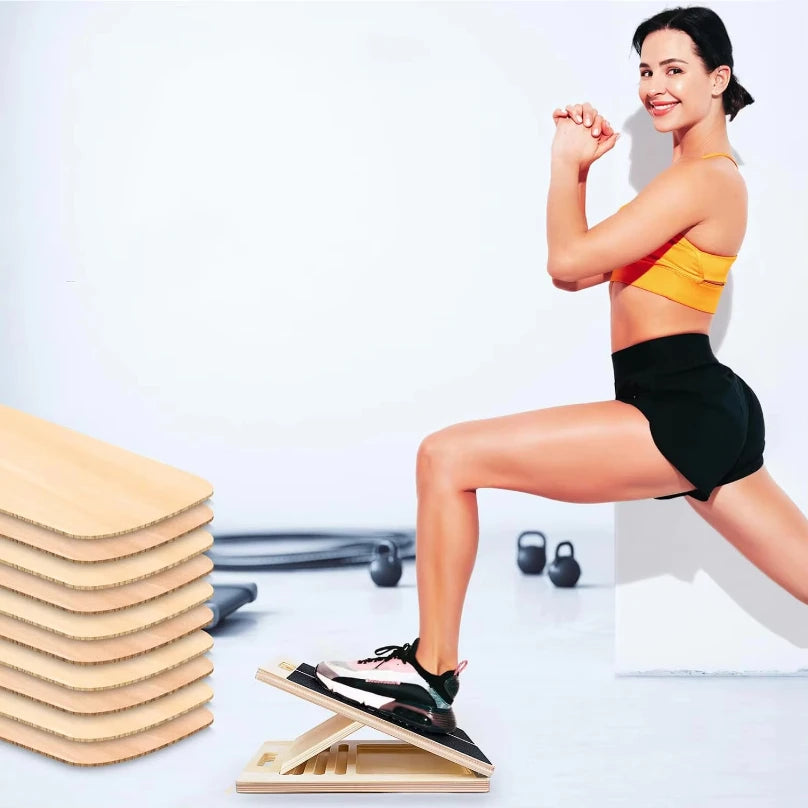 Wooden Stretching And Squat Board