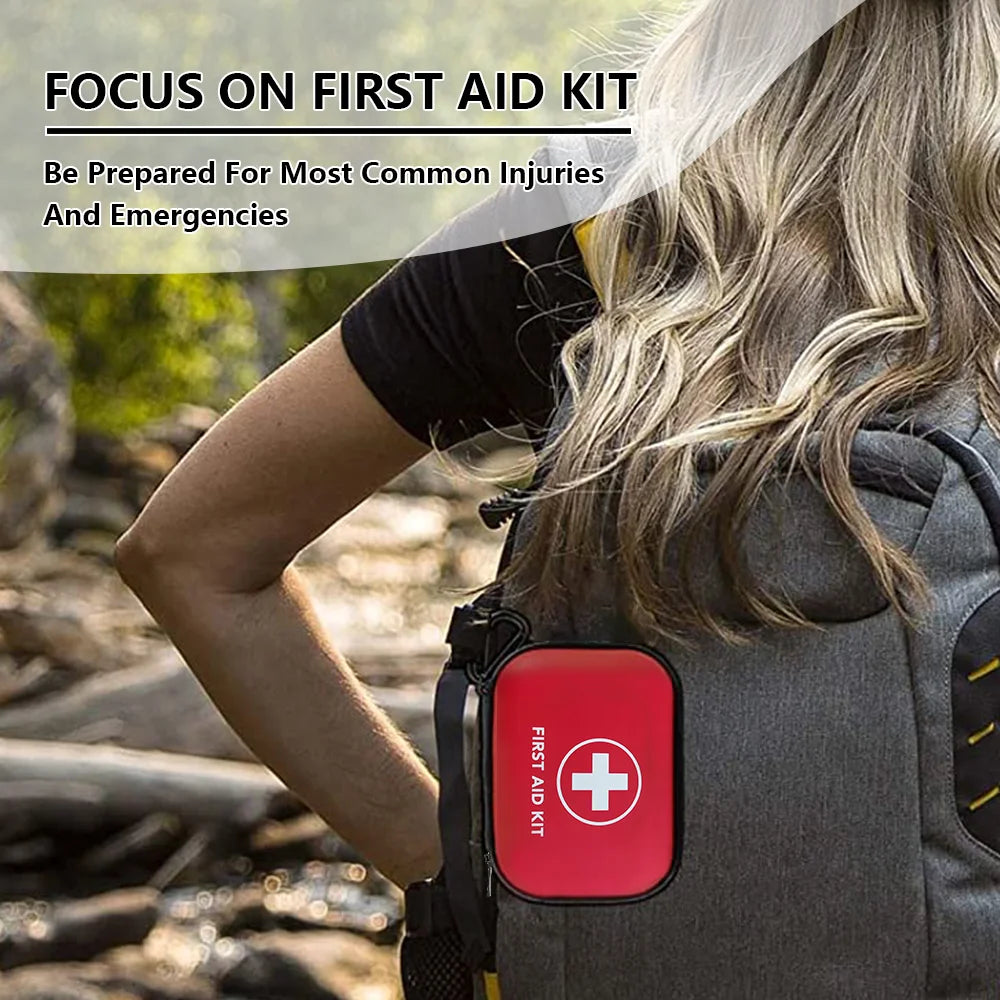 90Pcs Portable Emergency Medical First Aid Bag Kit for Household Outdoor Travel Camping Equipment Medicine Survival