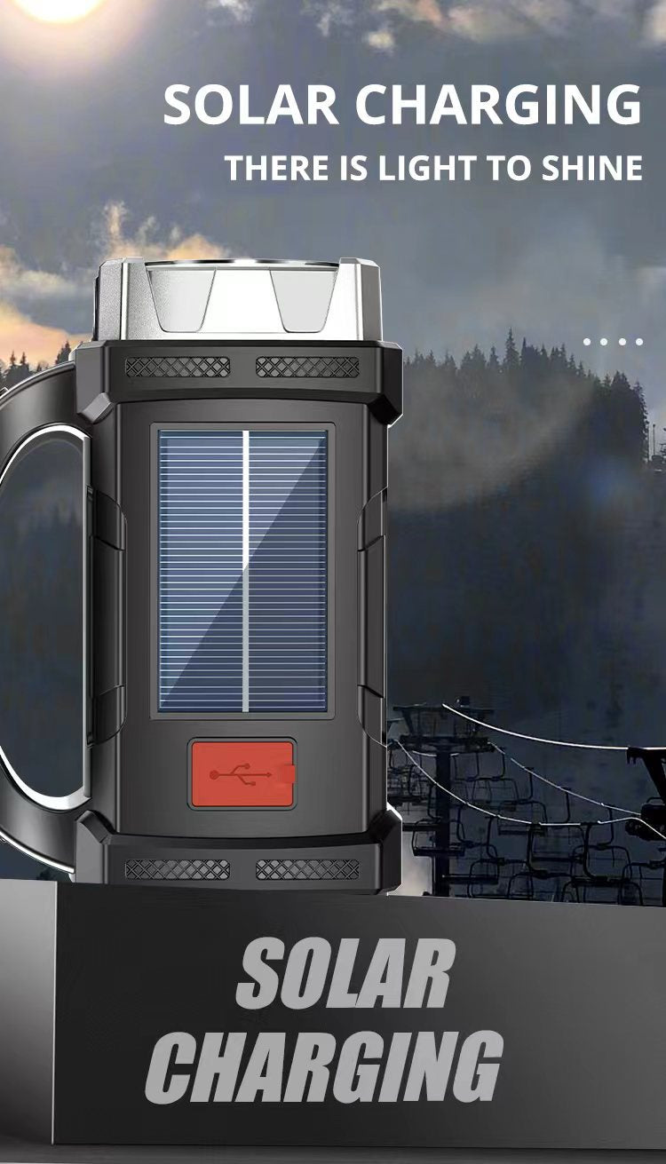 USB SOLAR RECHARGEABLE LED SPOTLIGHT