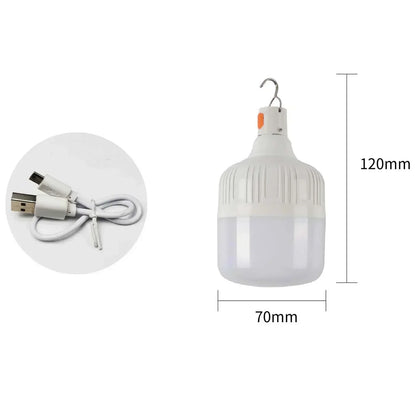 60/30 W RECHARGEABLE WATERPROOF LED LANTERN – EMERGENCY LIGHT FOR CAMPING, HIKING, OUTDOOR ACTIVITIES, NIGHT MARKETS, AND EDC USB PORTABLE LAMP