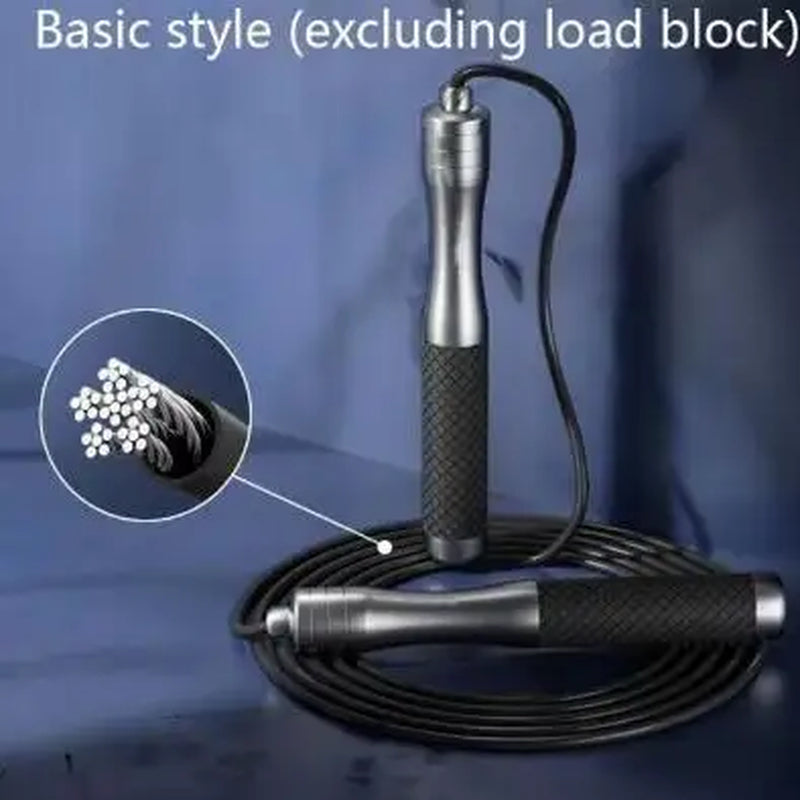 WIRE ROPE SPEED JUMP ROPE – ADJUSTABLE TRAINING ROPE FOR FITNESS, BOXING & CARDIO WORKOUTS