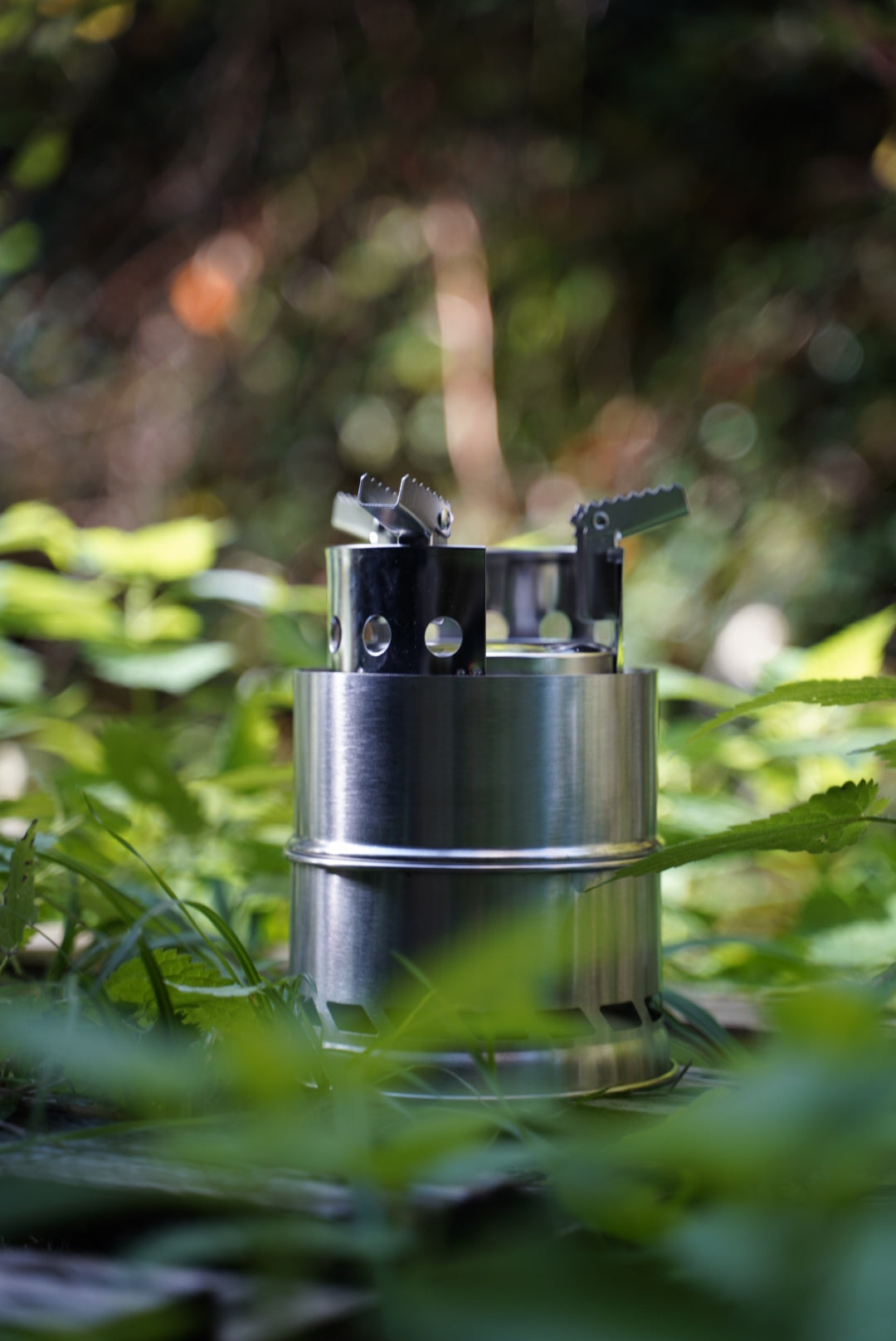 PORTABLE WOOD BURNING CAMP STOVE