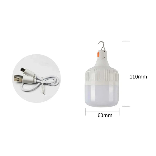 60/30 W RECHARGEABLE WATERPROOF LED LANTERN – EMERGENCY LIGHT FOR CAMPING, HIKING, OUTDOOR ACTIVITIES, NIGHT MARKETS, AND EDC USB PORTABLE LAMP