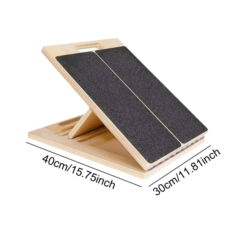 Wooden Stretching And Squat Board